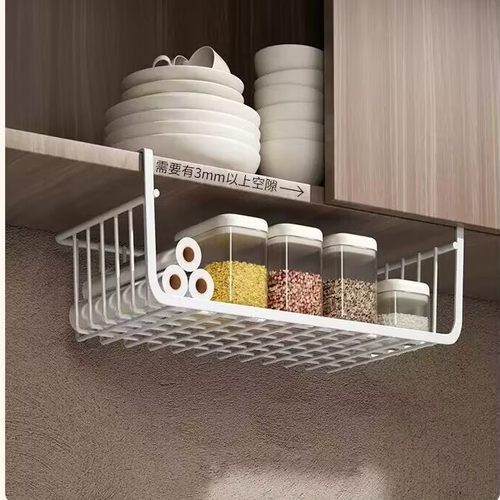 桌下宿舍置物架家用壁挂式调味料挂篮大