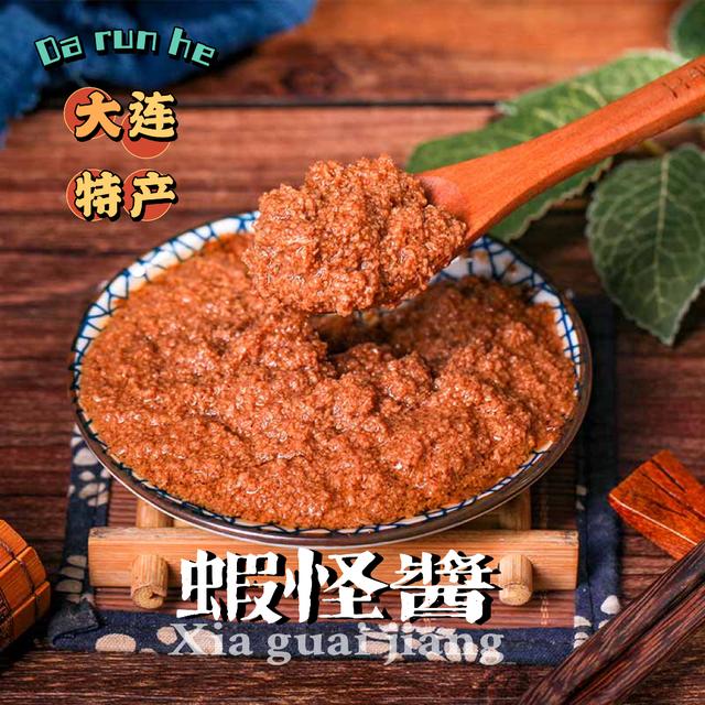 大连特产开袋即食新鲜虾怪酱不咸不臭鲜虾酱100g虾怪酱鲜虾酱