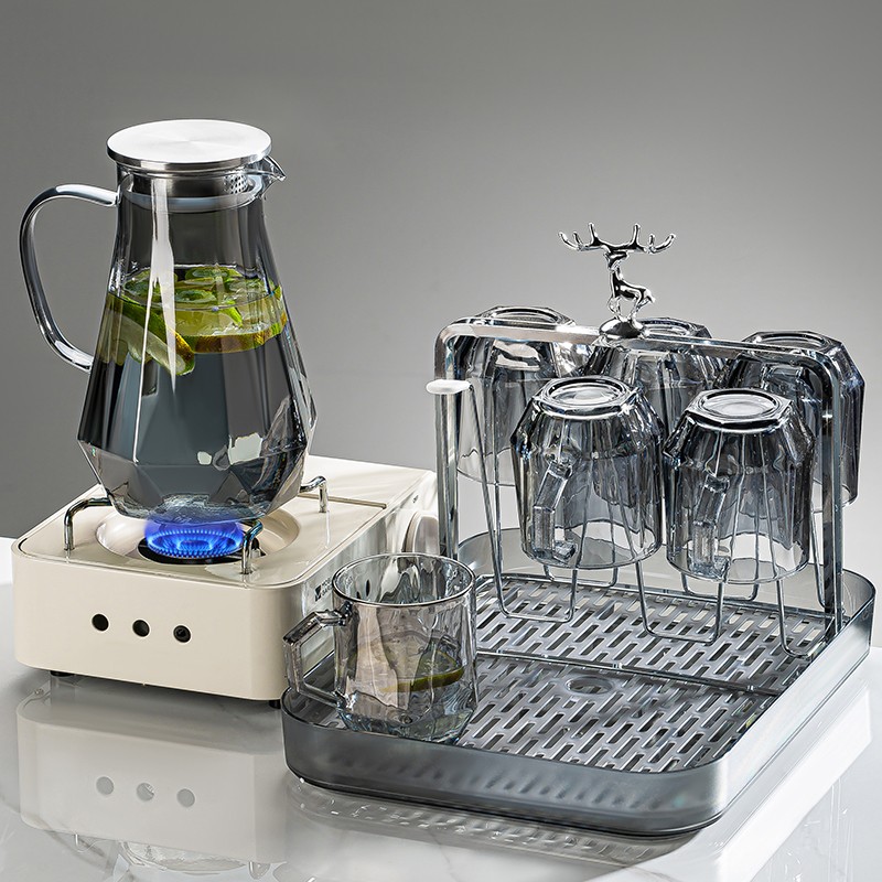 家用玻璃水杯冷热水都可以放水壶明火电陶炉加热容量大套装泡花茶