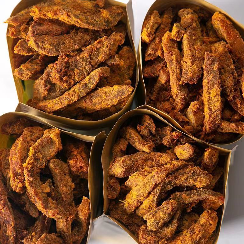 4大袋鸡肉干风干手撕鸡胸肉条健身高蛋白即食解馋小包装方便速食