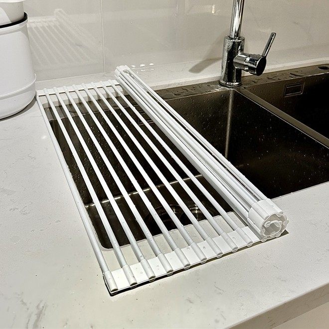 拾物造家水槽卷帘沥水架水池可折叠沥水洗碗沥水篮伸缩洗菜沥水垫,收纳整理,整理架/置物架/收纳架,淘宝优惠券,粉丝福利购,淘宝优惠卷