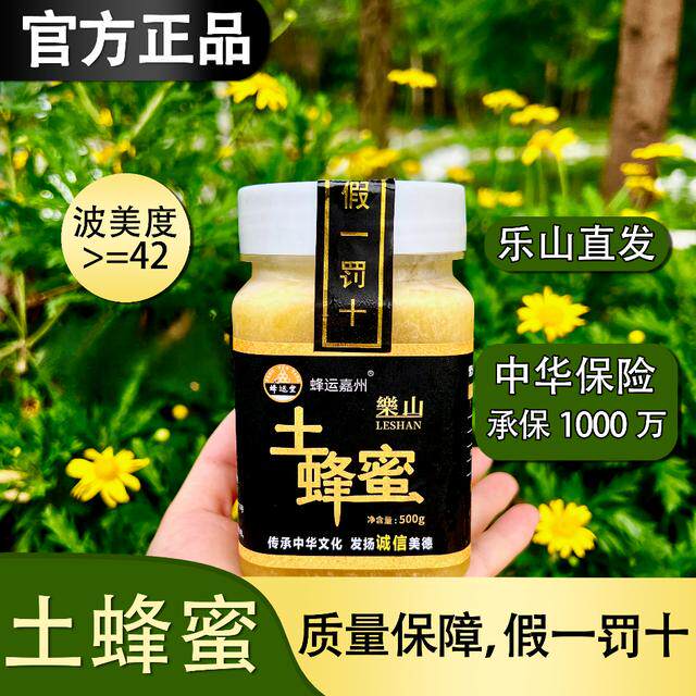 假一赔十助农冬蜜 中草植物 五倍子土蜂蜜一年一次农家蜂蜜500g
