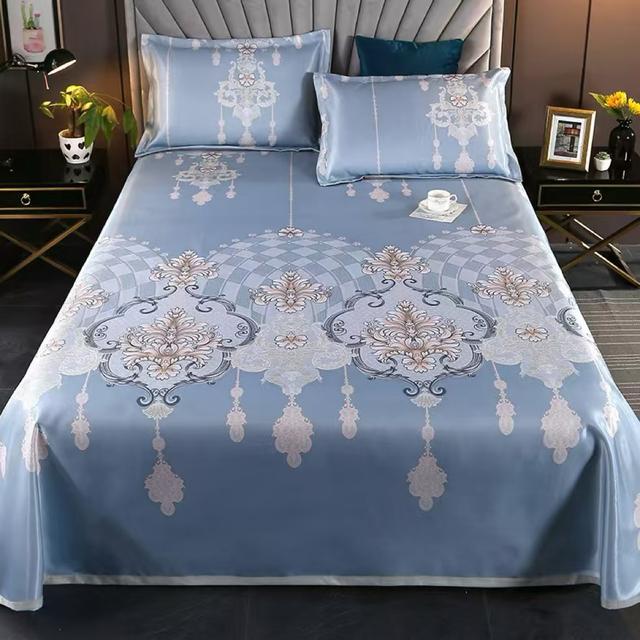 【试睡30天】伊丽莎白.乔治新款提花冰丝软凉席凉感丝滑透气可机