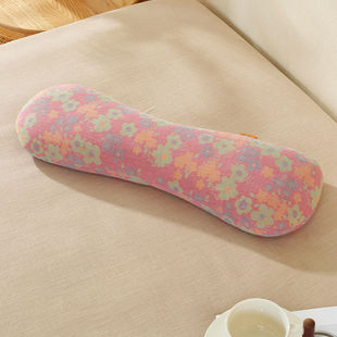 枕骨枕A类荞麦枕头骨形护颈椎助睡眠枕芯全棉双层纱套内胆成人家