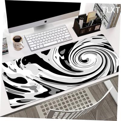 90x40cm Large Black and White Gaming Mouse Pad Gamer Big