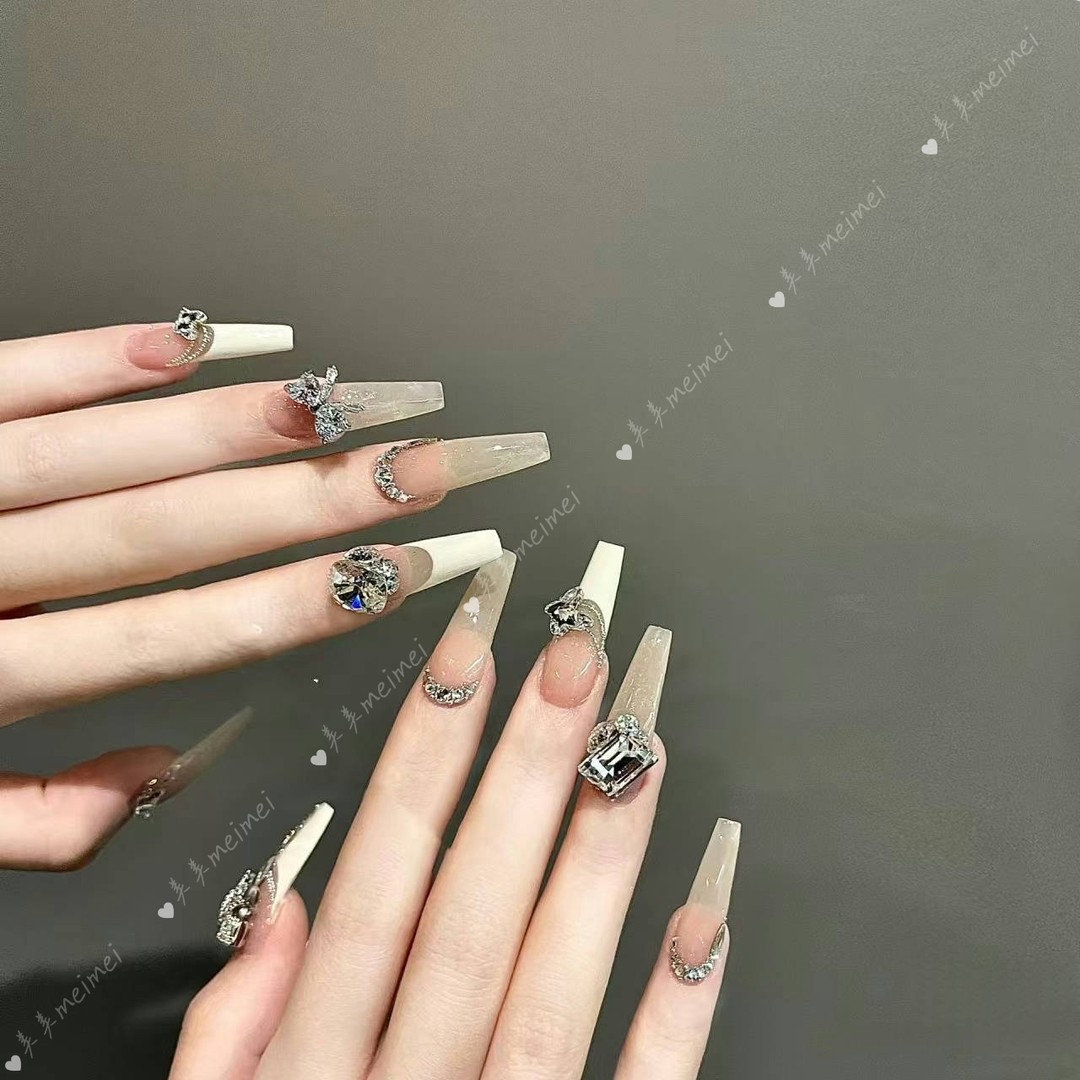 MM【6*8高品冰糖成品堆钻】美甲钻饰品钻球堆堆钻方形高品质纯手