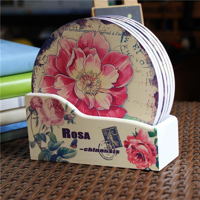 防烫家用杯垫碗垫耐热隔热垫欧式餐桌垫菜垫子木质耐高温盘垫套装