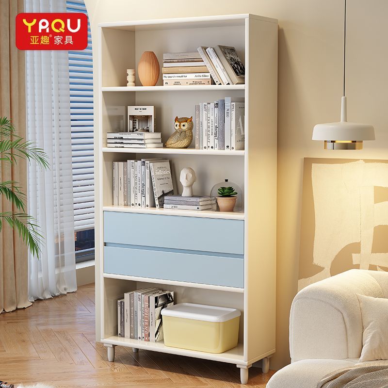 家用书柜全实木书架中式置物架落地客厅组合收纳柜靠墙办公置物柜