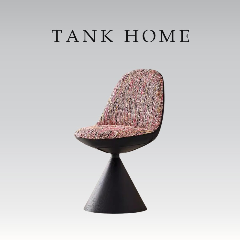 意式极简梳妆椅卧室化妆椅可旋转餐椅现代家用化妆凳靠背梳妆凳