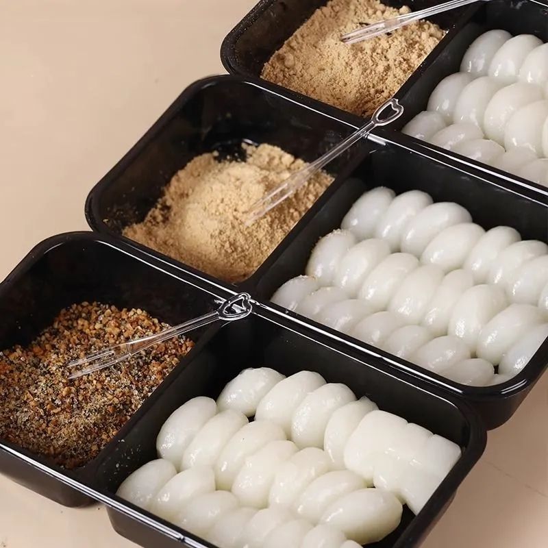 麻糍粘粉麻糍桂花纯手工粘粉麻糍叽叽糯米糍粑沾粉糕点麻薯解馋