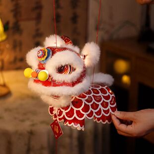 自制手工灯笼材料半成品2025新款醒狮灯笼儿童中秋节diy材料元宵