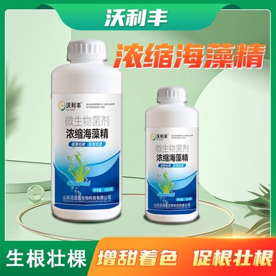 沃利丰浓缩海藻精促根壮根绿叶靓果抗旱抗逆大田作物通用水溶肥