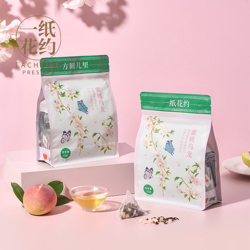 一纸花约蜜桃乌龙茶白桃乌龙茶冷泡茶花果袋泡茶叶茶包独立小包装