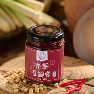 子苏姑姑香茅豆瓣酱开盖即食拌饭拌面酱佛家素酱
