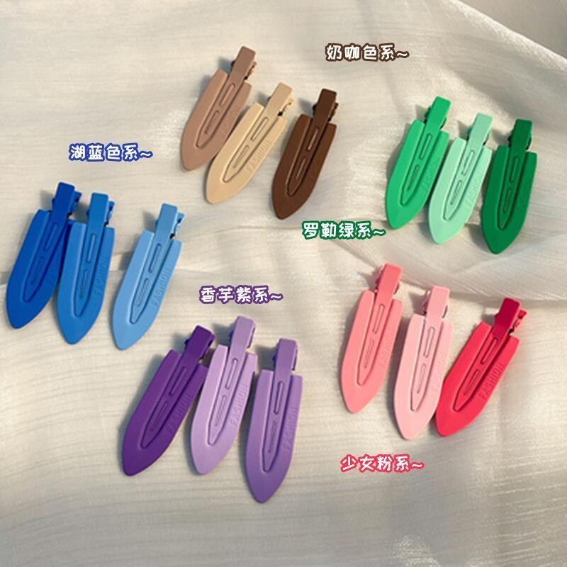 无痕发夹女侧边前额刘海边夹卡子化妆发卡鸭嘴夹子头饰网红ins