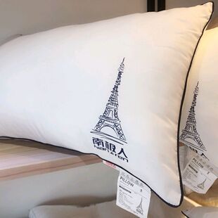 南极人品牌羽丝棉枕芯水洗棉儿童荞麦枕头决明子单人枕头