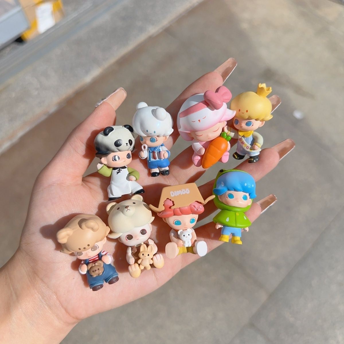 祖国版二创改娃迷你小DIMOO迪莫公仔高品质精致小玩意迷你公仔diy