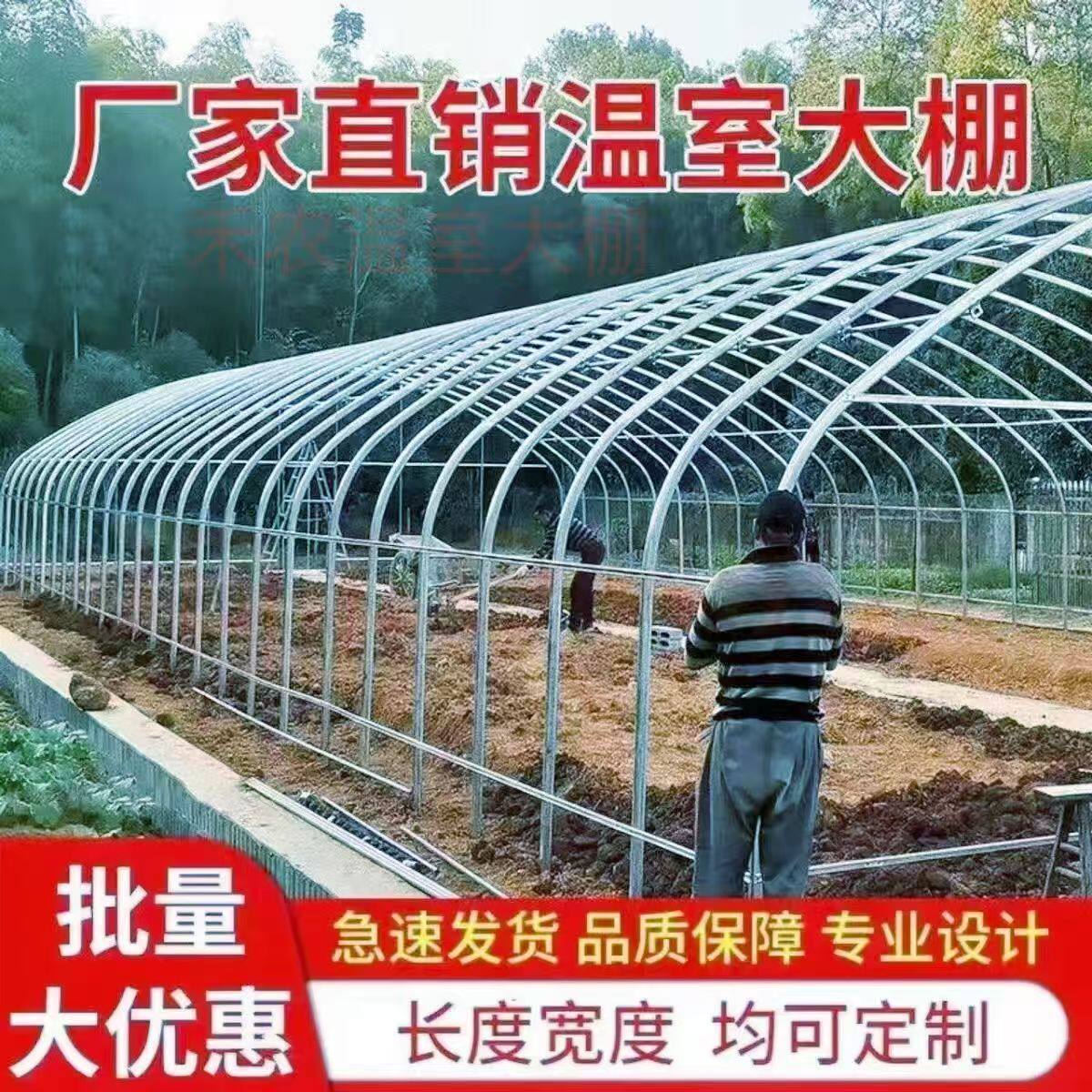 椭圆管养殖大棚全套种植大棚骨架家用温室养鸡棚猪棚牛棚羊棚鹅棚