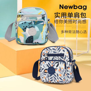 时尚 斜挎小方包mini2025新款 多隔层牛津布防水斜挂包单肩帆布迷你