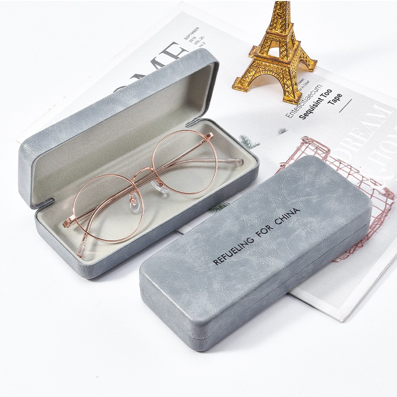 XIYA/晰雅眼镜盒男女款便携收纳袋防压墨镜收纳包近视眼睛盒简约