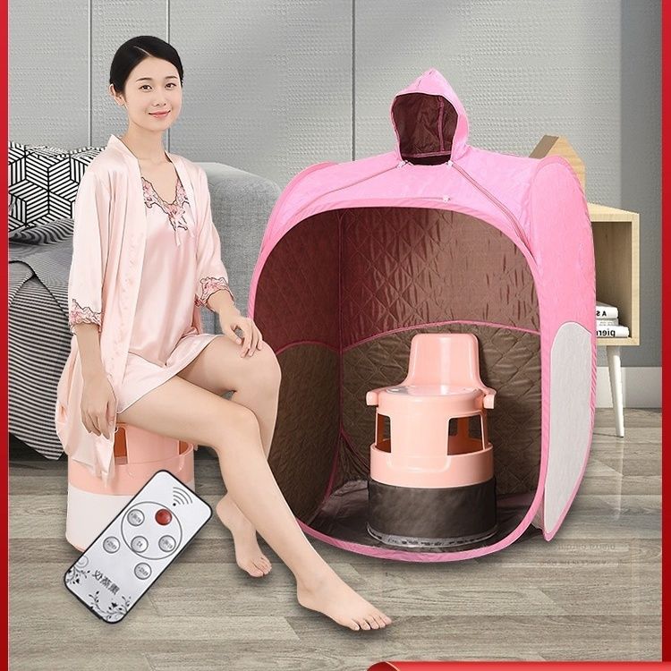 汗蒸家用全身排汗箱桑拿房蒸汽罩仓熏蒸桶家庭式理疗美容养生仪机