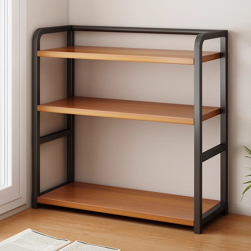 多层桌面收纳架桌面置物架多层书桌收纳架子铁艺学生宿舍桌小书架