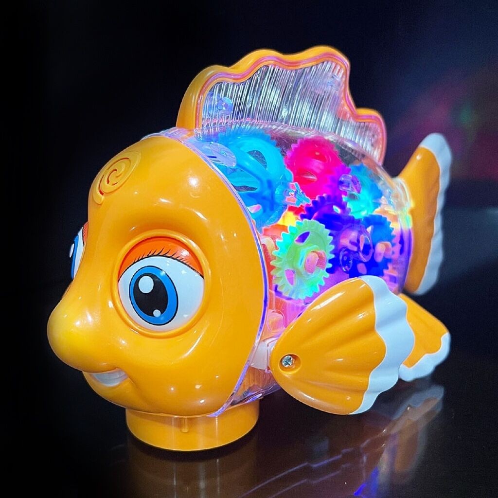 儿童电动玩具鱼0一至二岁半1小孩子2到3男孩早教益智力4女孩6宝宝