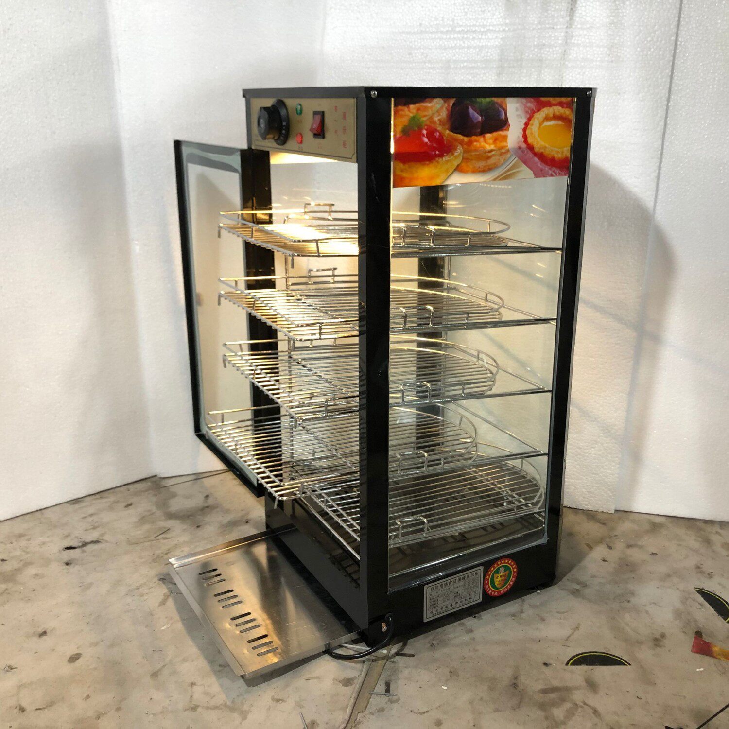 蛋挞保温箱商用恒温保温柜小型商用加热保温箱台式食品展示柜汉堡