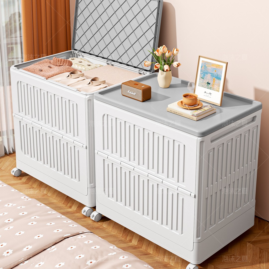 70面宽大容量收纳箱家用衣柜秋冬衣物衣服整理箱可折叠储物箱