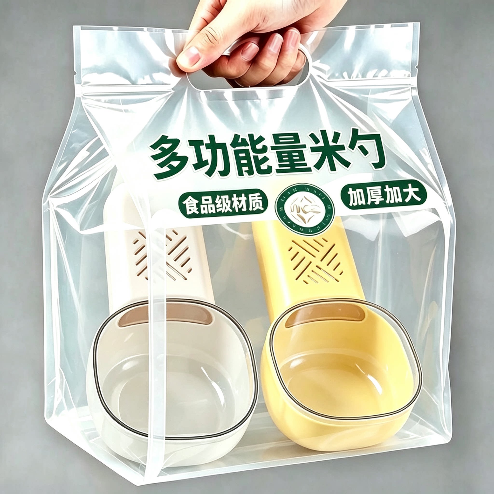 食品级多功能刻度防虫猫狗粮勺