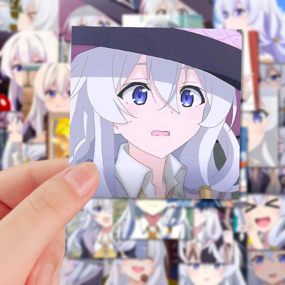 108贴二次元魔女之旅伊蕾娜表情包系列可爱贴纸diy笔记本防水贴画