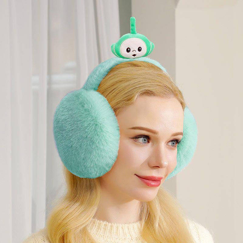 蛋仔派对耳罩儿童耳暖学生保暖耳护女防冻耳朵耳套可折叠宝宝耳捂