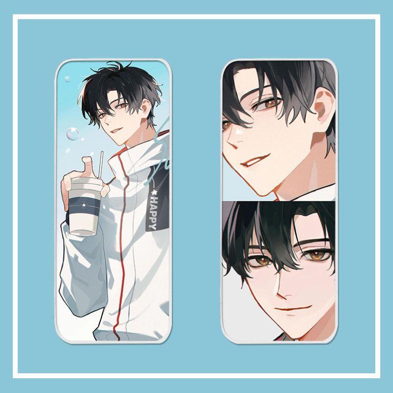 全职高手学生近视眼镜盒双面便携防摔大容量墨镜太阳镜收纳盒定制