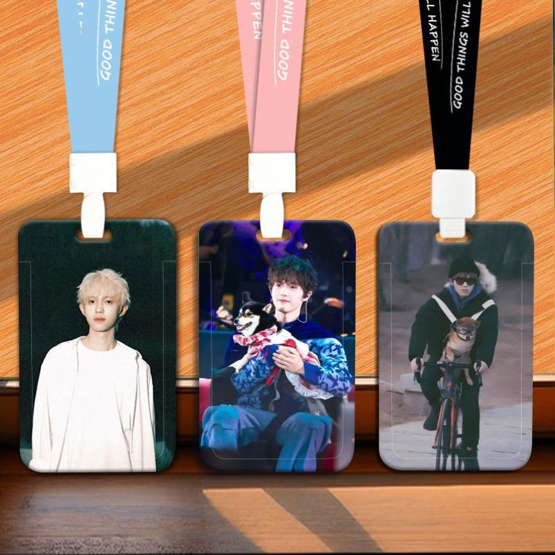 李昊卡套学生校园卡滑盖饭卡公交身份证件门禁卡保护套厂牌工作证