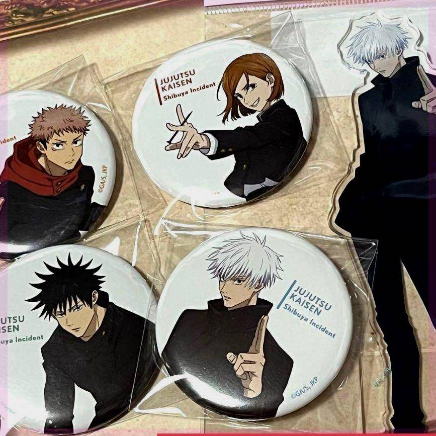 术回战涉谷事变吧唧 五条悟伏黑惠虎杖悠仁钉崎野蔷薇日谷徽章