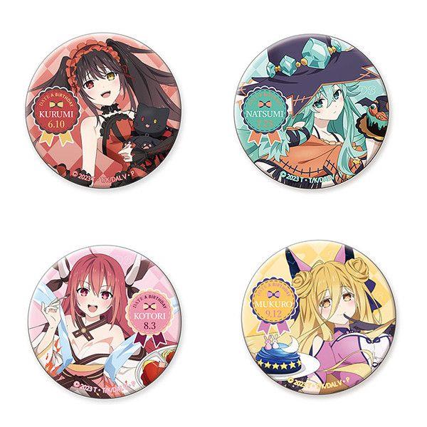 约会大作战生日周边徽章动漫精美吧唧谷子七罪五河琴里时崎狂三