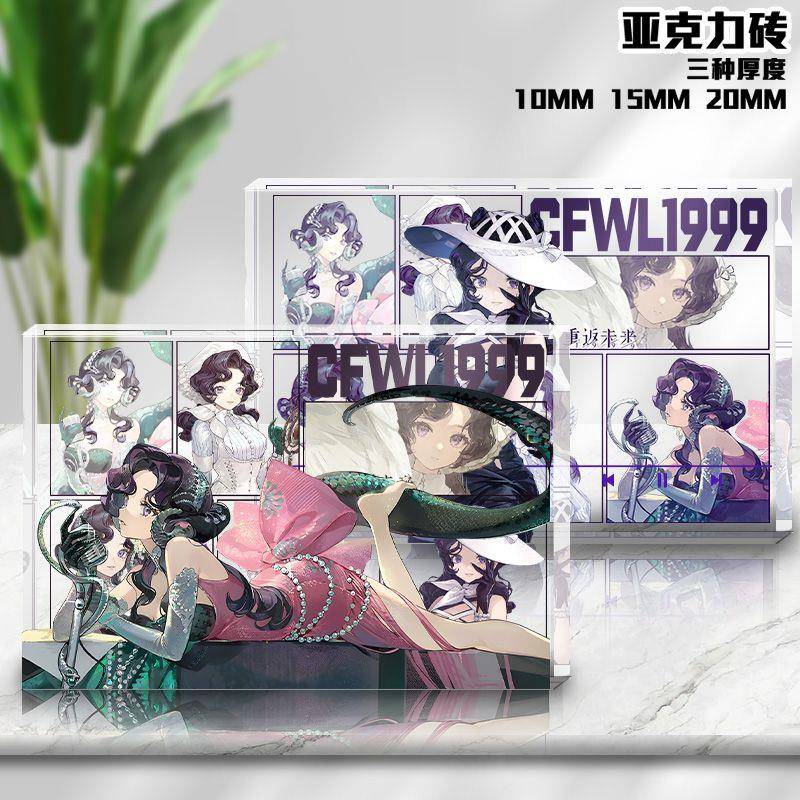 天使娜娜水晶亚克力砖新角色箱中巡游游戏学生同人周边桌面摆件女