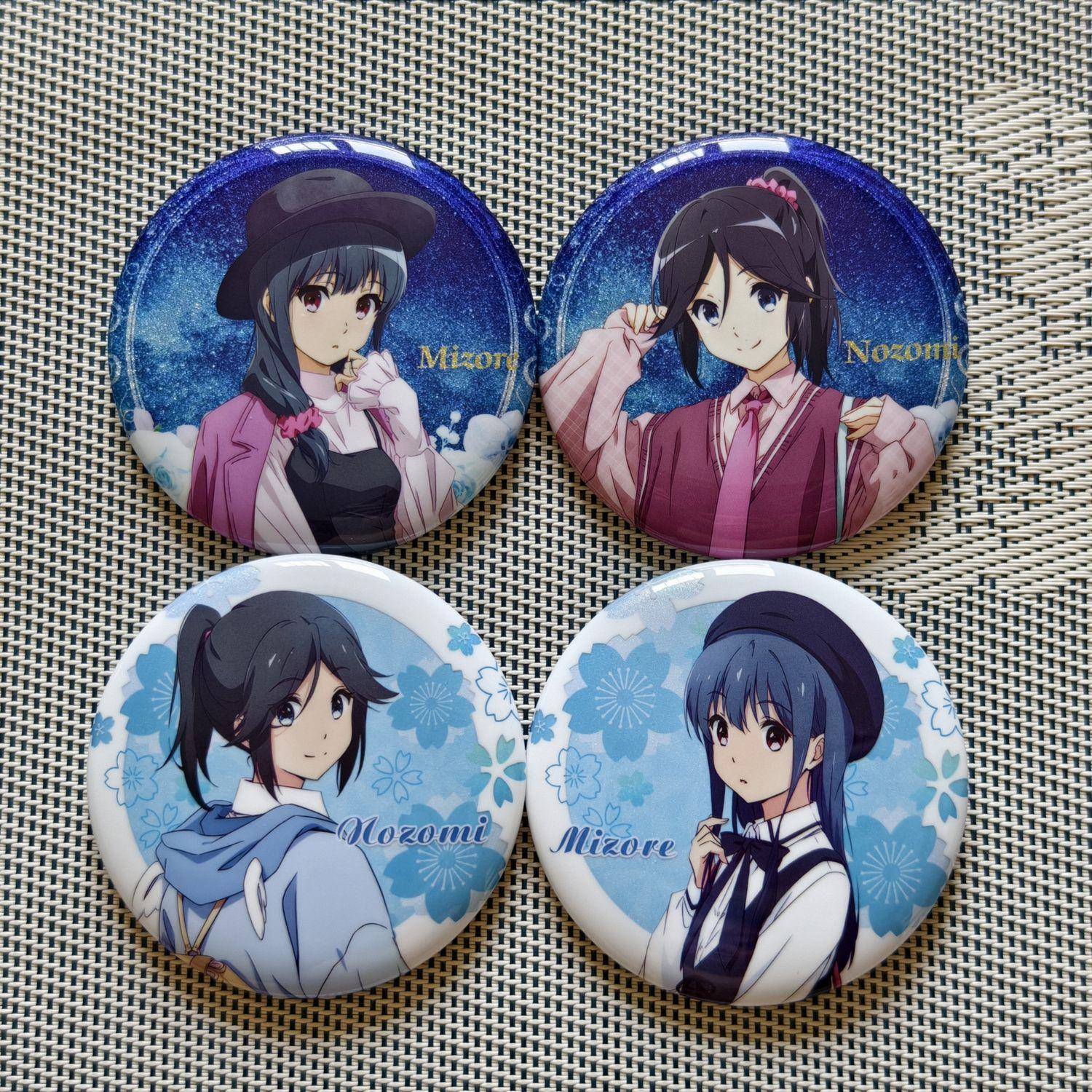 利兹与青鸟 铠冢霙 伞木希美 自制75mm吧唧