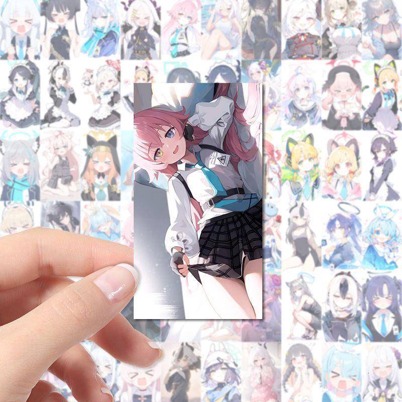 126张蔚蓝档案贴纸动漫可爱贴画碧蓝装饰diy手机手账防水周边