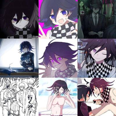 新款96张弹丸论破王马小吉人物周边贴纸DIY手账本笔记本防水创意