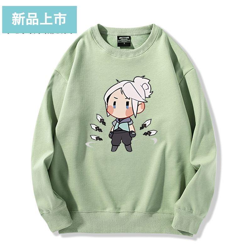 无畏契约瓦罗兰卫衣JETT周边卡通同款卫衣男女秋冬二次元衣服上衣