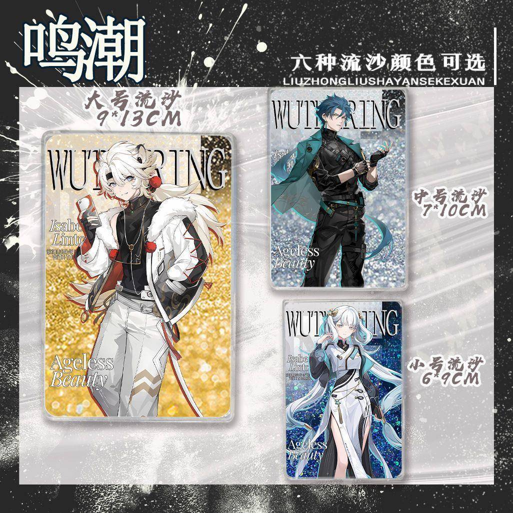 鸣潮国家地理联动柄图 凌阳忌炎今汐鉴心 杂志风全套流麻卡砖摆件