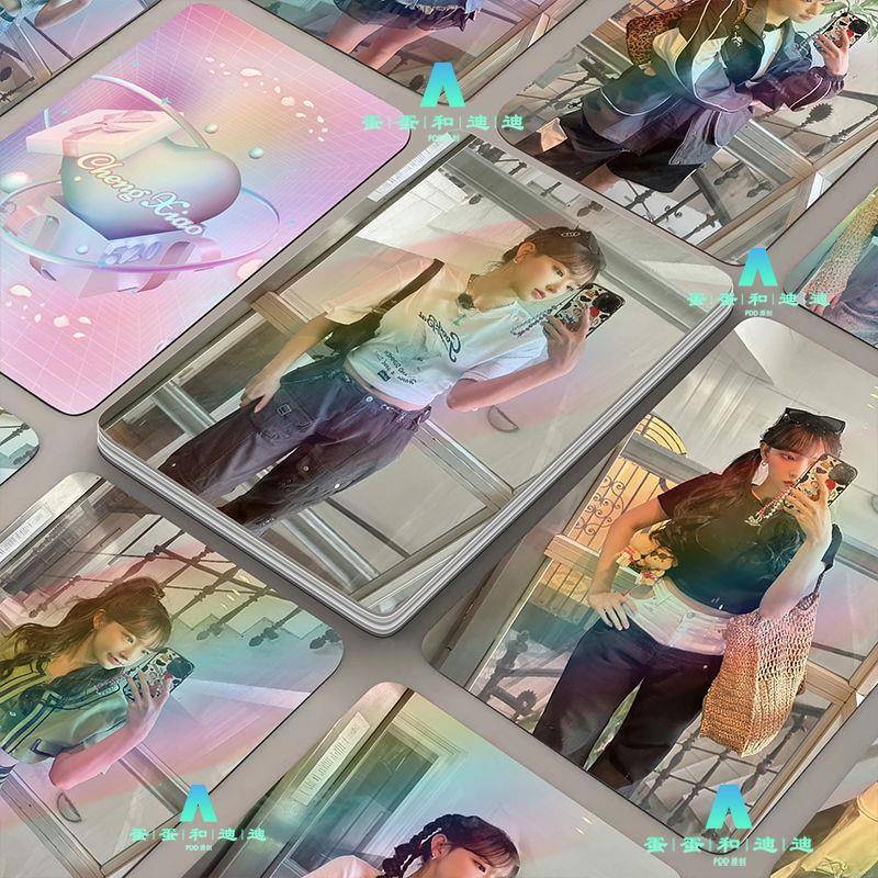 程潇自印小卡20张不重复三寸圆角双面覆膜镭射小卡原创周边lomo卡