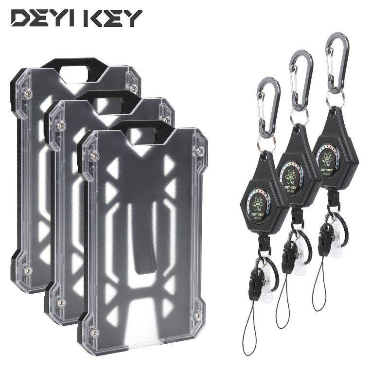 户外金属钥匙扣背包登山防丢卡套易拉扣加粗拉线器伸缩钥匙扣胸卡,文具电教/文化用品/商务用品,卡套/证件套,淘宝优惠券,粉丝福利购,淘宝优惠卷