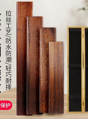 高档木制浮漂盒桐木鱼漂盒55-65CM实木鱼标盒大容量钓鱼工具盒