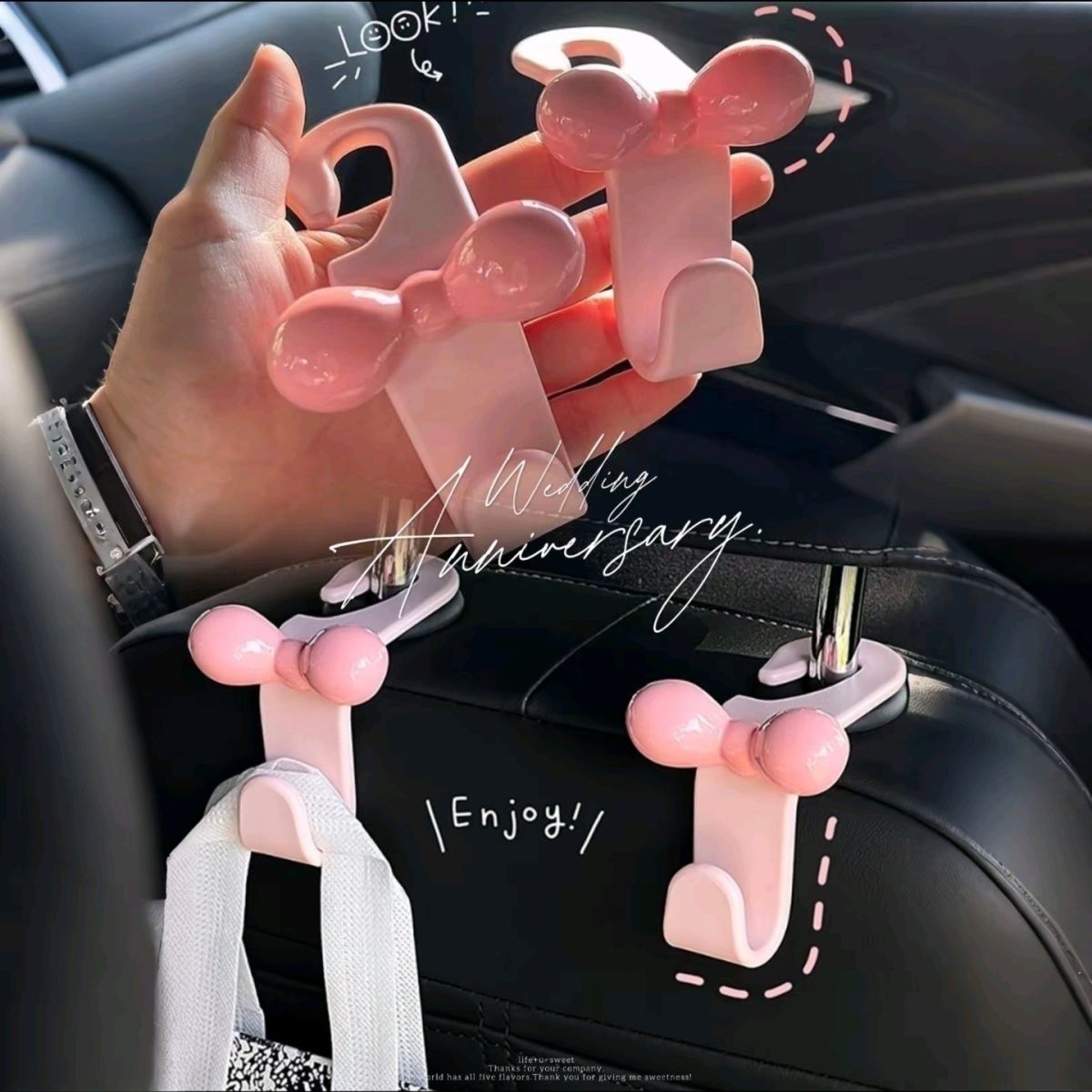 汽車座椅后靠背掛鉤多功能小掛鉤