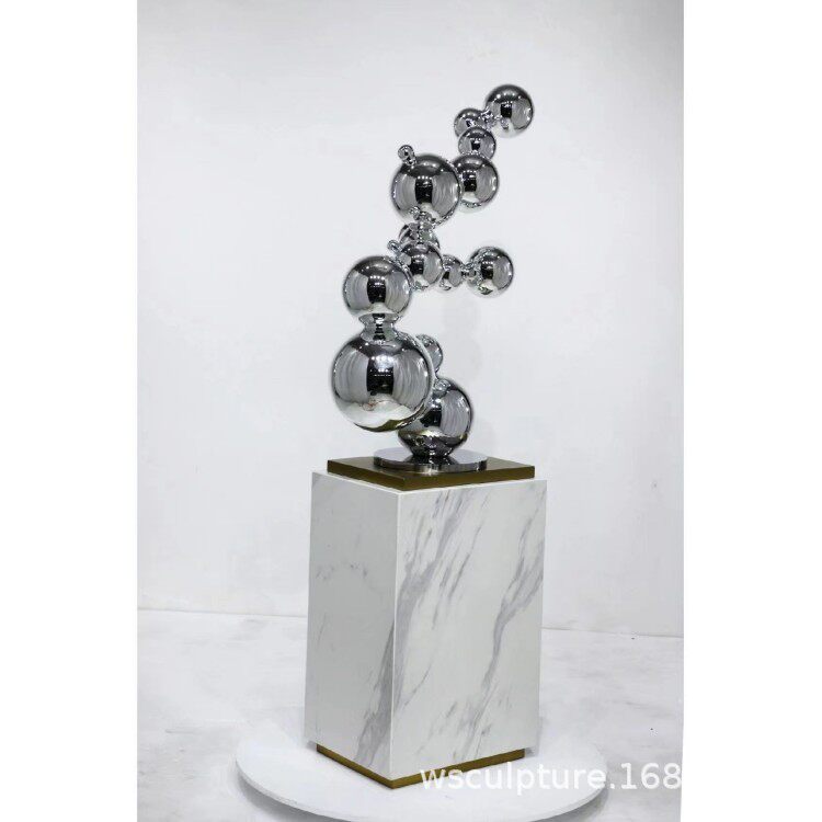不锈钢雕塑定制 工艺品摆件轻奢 不锈钢景观雕塑 雕塑厂家 铜制品