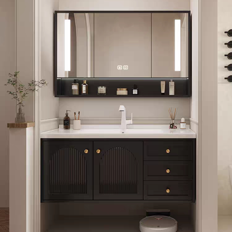 易洛维特法式橡木浴室柜组合套装