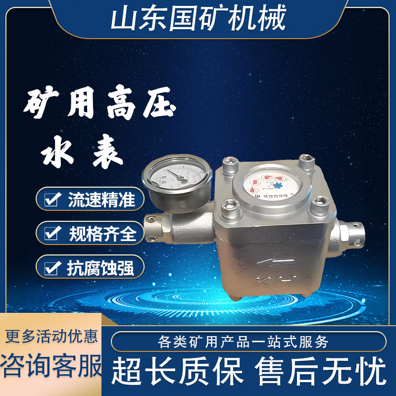 矿用煤层注水表 SGS-16MPA双功能高压水表 煤矿注水压力表ZGS