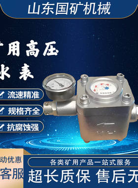 矿用煤层注水表 SGS-16MPA双功能高压水表 煤矿注水压力表ZGS